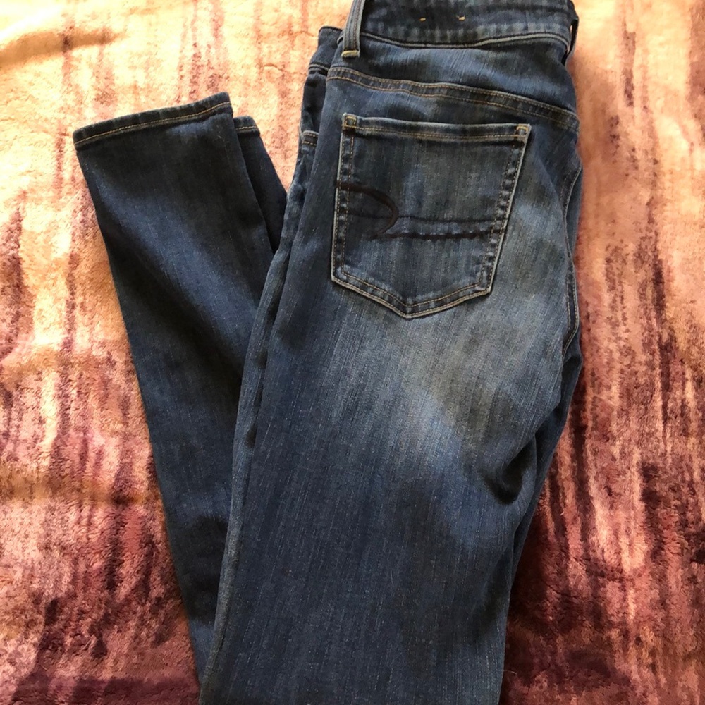 American Eagle Super Stretch Long Skinny Jeans